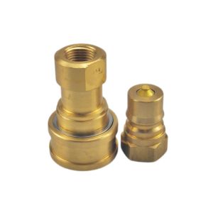 ISO9001 Hydraulic Brass Quick Disconnect Fittings