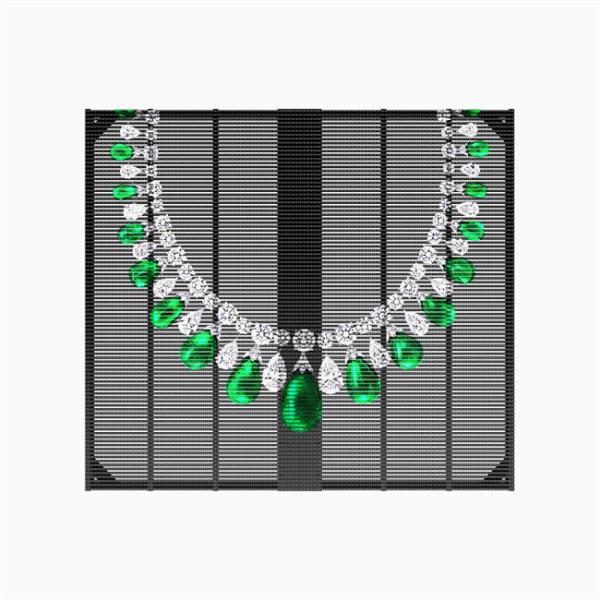 Creative Outdoor Visuals LED Grille Screen 800W LED Display Screen for Video