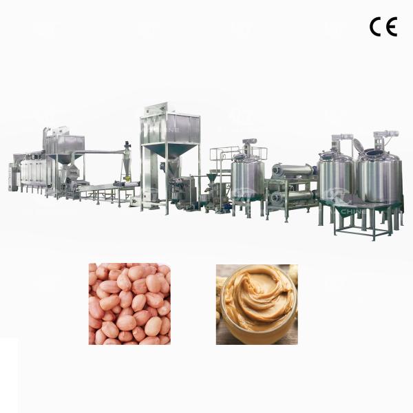 Quality Fully Automated Peanut Butter Production Line with 200-300 Meshes Fineness and Dual-Stage Grinding for Industrial Food Processing wholesale