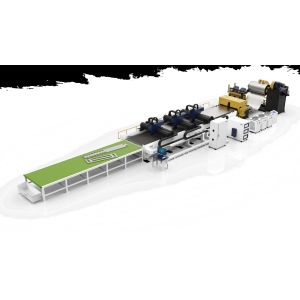 Automobile Applicable Unrolling 4 Laser Cutting Heads Laser Cutting Machine with