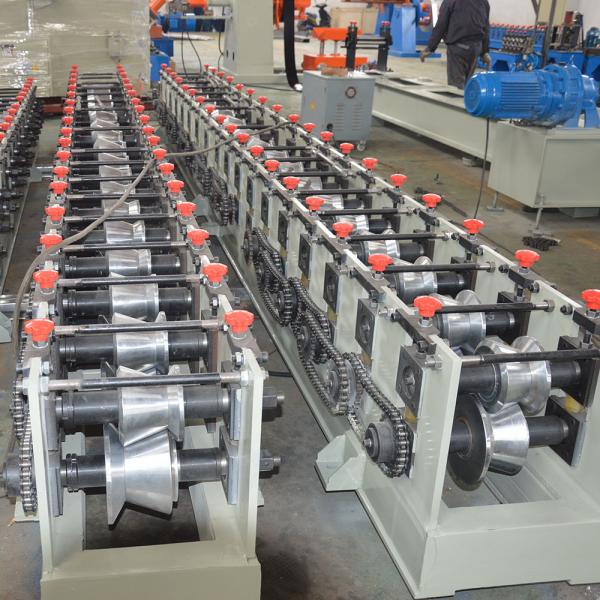 Quality GCr15 Steel Sheet CZ Purlin Interchangeable Roll Former Machine With Per Cutting wholesale
