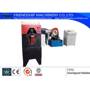 Color Steel Round Down Pipe Roll Forming Machine With PLC Control