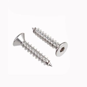 DIN EN ISO 14586 SUS304 Plum Blossom Screw Countersunk Head Tapping Screw