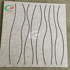 China Multipurpose Harmless Felt Panels Wall , Practical Polyester Fiber Acoustic Board on sale