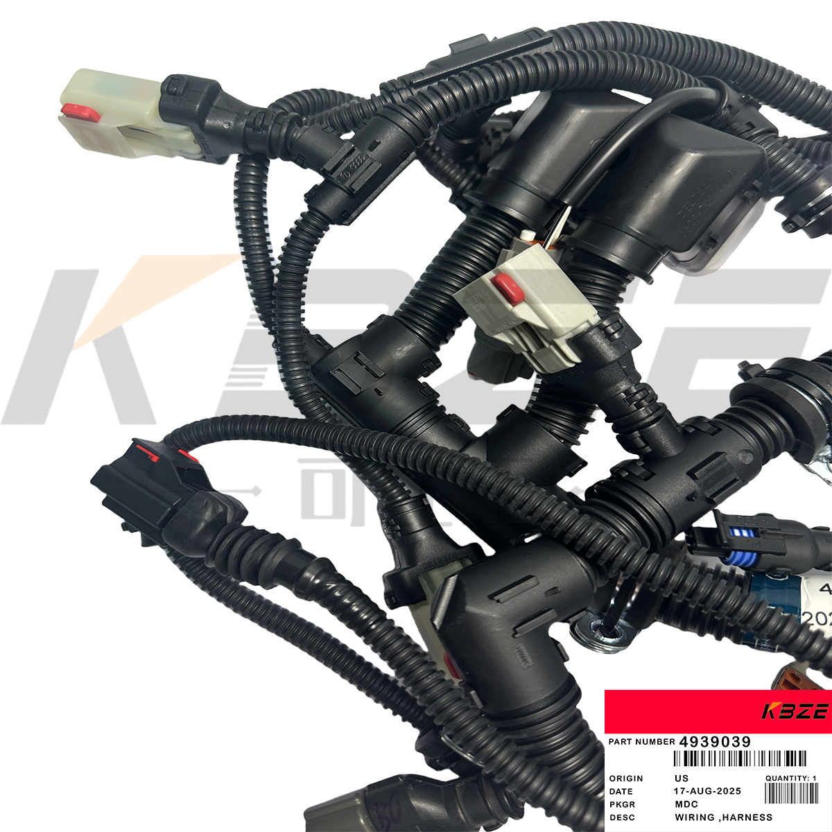 KBZE 4939039 CUMMINS QSB6.7 ELETRONIC CONTROL MODULE WIRING HARNESS FOR R200-7