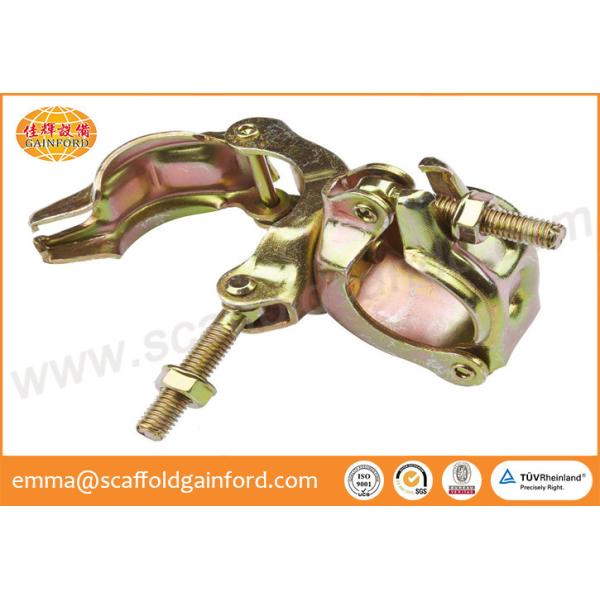 Quality Korean galvanized swivel coupler rotation clamp 0.68kg for connecting two 48.6 pipes Taiwan scaffolding system projects wholesale