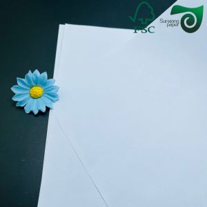 FSC Certified 80GSM Recycled Pulp Cream Woodfree Paper Ideal For Notebooks