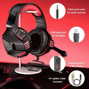 100mA 117dB Hunterspider Noise Cancelling Gaming Headphones
