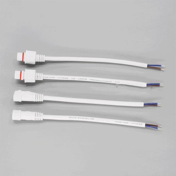Copper Contact Waterproof 2 Core Wire For LED Light