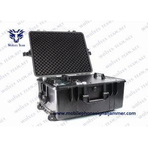 Military Portable Cell Phone RF Signal Vehicle Bomb Jammer With DDS Convoy