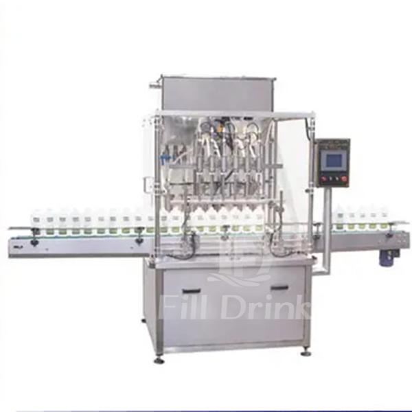 Pneumatic Control Viscous Liquid Filling Machine High Viscosity Piston Filler