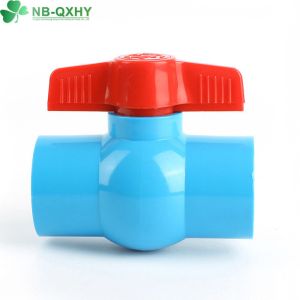Direct Supply PVC Ball Valve with Glue Connection Form and Straight Through Type