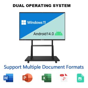 Teaching 1MM Zero Bond Tempered Glass Multi-Functional Interactive White Board