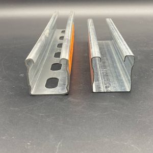 Cheap Pregalvanized Rib Reinforcement Slotted Unistrut Channel for sale