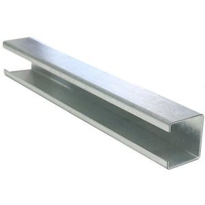 Q235B Q345B Galvanized Steel C Channel For PV Systems