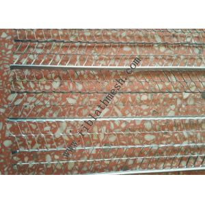 Width 610mm Rib Lath Mesh , Rib Height 8mm Formwork Metal Mesh Lath