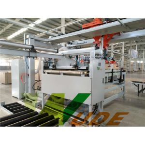 Cheap Short Cycle Melamine Laminated Board Hot Press Line Fully Automatic Control for sale