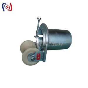 Lockable Wheel Conductor Stringing Tools Cable Ground Roller