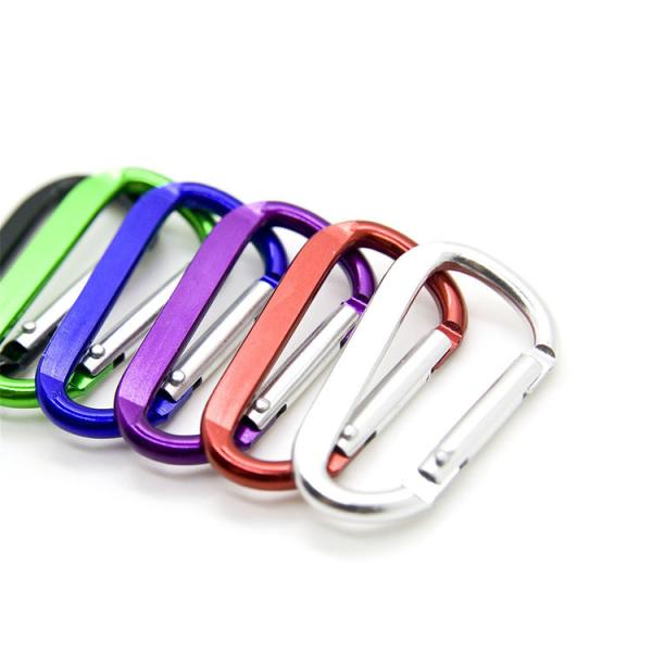 Locking Swivel Mountain Climbing Snap Hooks Custom Logo Aluminum Carabiner