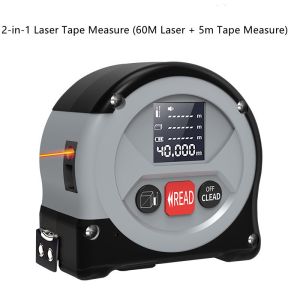 High Precision 3-In-1 Laser Tape Measure Intelligent Tape Measure 40m