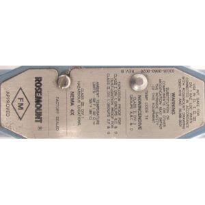 ROSEMOUNT 3051CG4A22A1AB4K5 Pressure Transmitter 300PSI 10.5-55V-DC