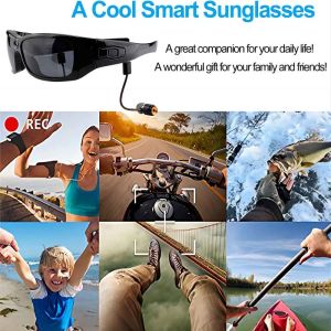 720P Video Camera Bluetooth Sunglasses With Answer Calls Music Enjoy