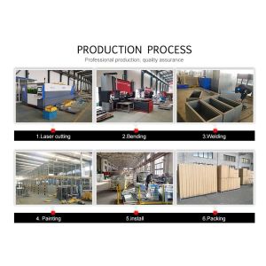 OEM Supported texture Grain Powder Spray Surface Treatment Steel Tool Storage