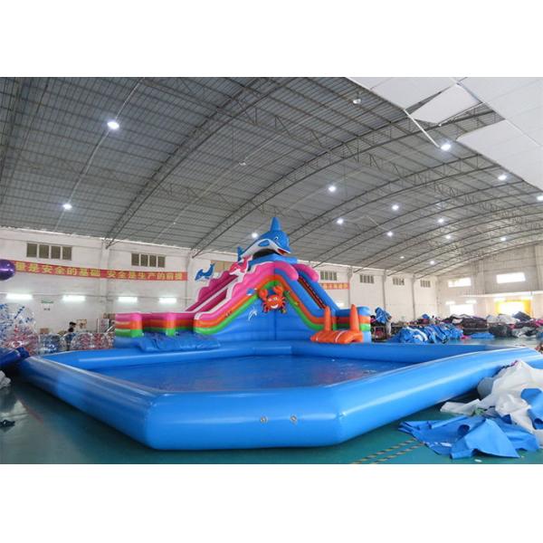 Sea World Theme Water Park Inflatable , Inflatable Water Park with Pool and
