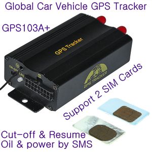Cheap New TK103B Car Vehicle GPS GPRS Tracker W/ Cut-off and Resume Oil &amp; Power remotely by SMS for sale
