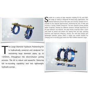 Lightweight Electrofusion Tools Positioning Kits Titan 500 Pull Together Clamp