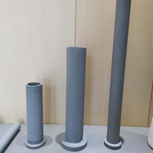 Quality Cast Iron 850c Thermocouple Protection Tubes For Degassing Crucibles wholesale