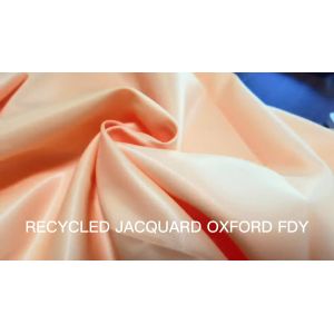 Cheap Fabrics for clothing cases and bags Filament jacquard Oxford Recycled polyester Environmental protection for sale