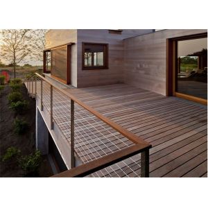 China Removeable Stainless Steel Cable Deck Railing , Stainless Steel Balustrade Systems on sale