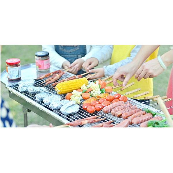 Outdoor barbecue speed burning charcoal; family camping new 1KG flammable charcoal; paper bag barbecue carbon;