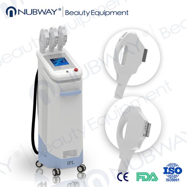 Quality Multi function hair removal Elight IPL RF laser beauty machine better price with 3 handle wholesale