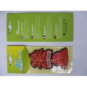 China ruiwan coconut tree paper air freshener,various colors coconut tree paper