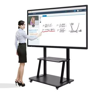 86 inch 4K Smart Interactive Whiteboard Android Windows Dual System 20 points