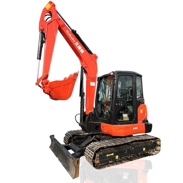 5.5 Ton Used Kubota Excavators Small Size 0.24m3 Bucket Capacity Original