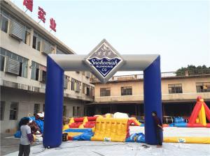 Cheap Custom Inflatable Advertising Products Start Finish Arch / Inflatable Entrance Arch Supports for sale