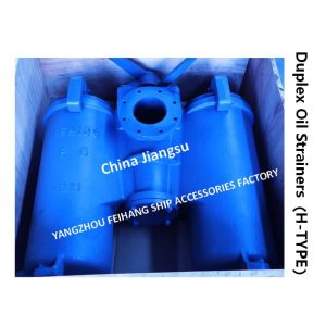 D.O. DELIVERY PUMP SUCTION DOUBLE OIL FILTER MODEL:5K-125A H-TYPE JIS F7208