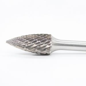 China SG-5 Carbide Burr Tree Pointed-End Double Cut For Die Grinder 1/2 X 1 With 1/4 Shank on sale