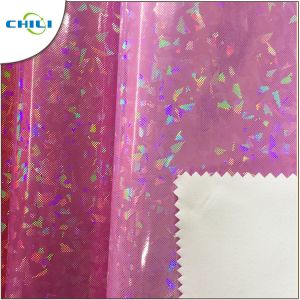 Poly Composition PU Leather Fabric Sewing Material High Tear Strength No Fade