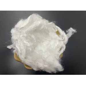 Water Soluble PVA Polyvinyl Manmade Staple Fibers Similar To Kuralon Fiber
