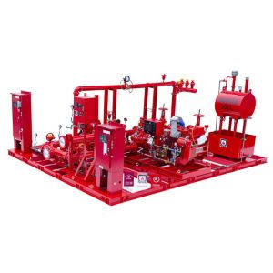 UL/FM Horizontal Split Case Fire Pump Assembly 1 Motor 1 Diesel 1 Jockey