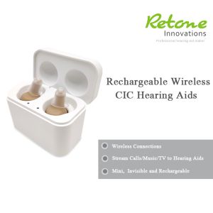 Mini Rechargeable Digital Hearing Aid For Seniors Noise Cancelling Invisible
