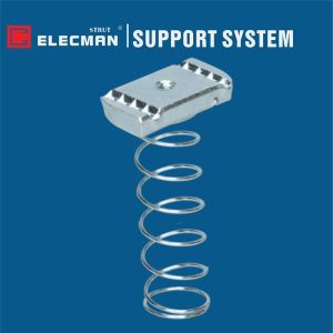 Zinc Plated Galvanized Steel Strut Channel Nuts With Long Spring