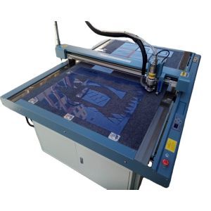 Blue Frame Silver Case Flatbed CAD Garment Cutting Machine 1509M3 for Sewing