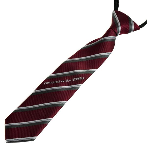 polyester Uniform Necktie with ready bow