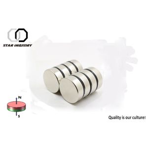 Permanent Large Neodymium Magnets , Round Neodymium Magnets N35 - N52