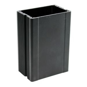 RoHs Practical Aluminum Electronic Enclosures Anodized Black